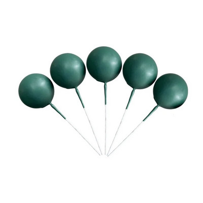 5 komada šarenih kuglica za kolače DIY ukrasi za torte za vjenčanje, rođendane, desert, kolačiće, pribor za pečenje