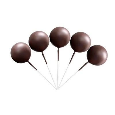 5 komada šarenih kuglica za kolače DIY ukrasi za torte za vjenčanje, rođendane, desert, kolačiće, pribor za pečenje