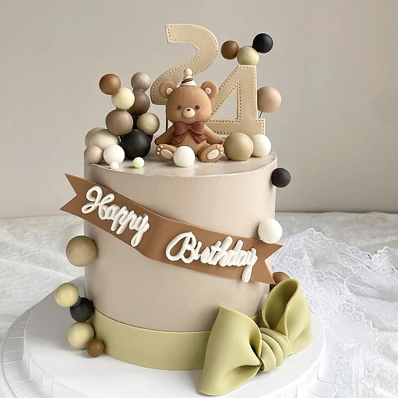 5 komada šarenih kuglica za kolače DIY ukrasi za torte za vjenčanje, rođendane, desert, kolačiće, pribor za pečenje