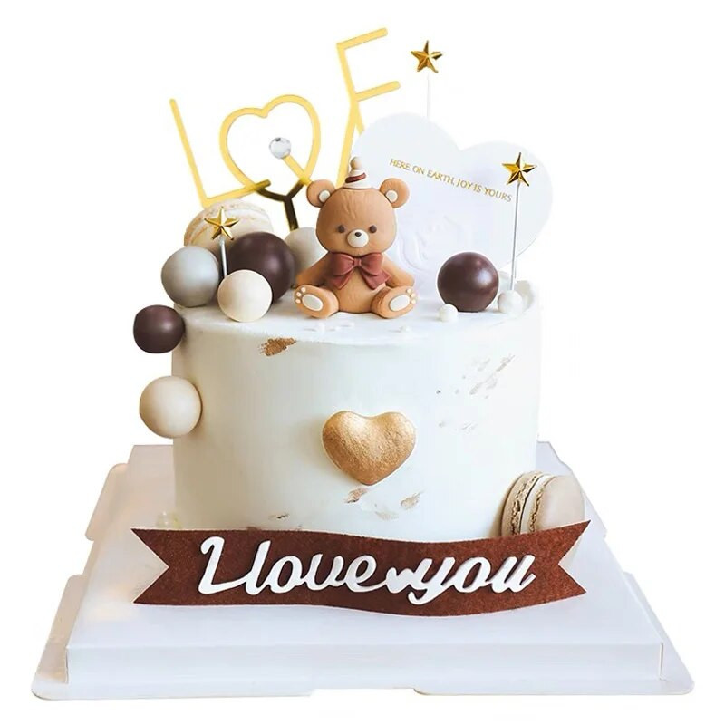 5 komada šarenih kuglica za kolače DIY ukrasi za torte za vjenčanje, rođendane, desert, kolačiće, pribor za pečenje