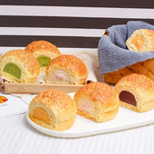 1PC Slow Rebound Puff Модел Фалшив мек аромат може да се прищипе и еластичен Симулация на постоянно запазване на храна FCYY-077