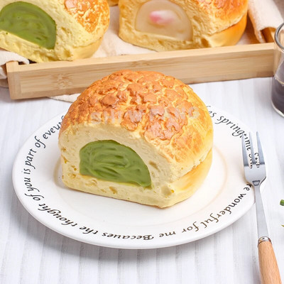 1PC Slow Rebound Puff Модел Фалшив мек аромат може да се прищипе и еластичен Симулация на постоянно запазване на храна FCYY-077