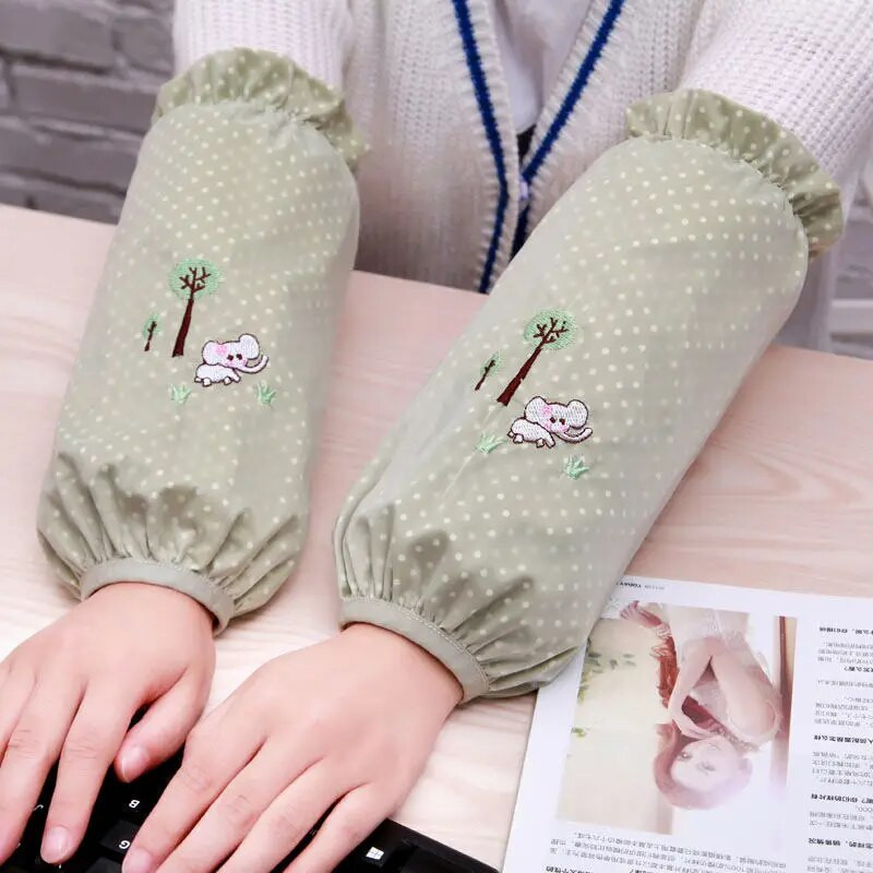 Jesen/zima 2024. Slatke navlake s crtanim filmovima Ženske radne navlake s korejskim kratkim rukavima Slatke studentske navlake s rukavima LF443
