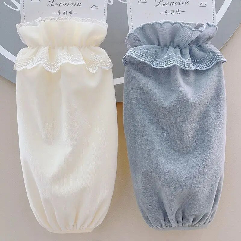 2024 Kreativna Kreativna jednobojna jakna na rukavu Zimski čipkani rukavi protiv prljavštine Rukavi za dom/ured Studenti 1 par LF446