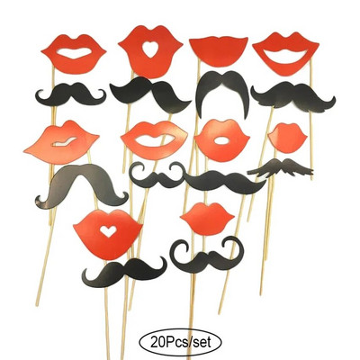 Linksmas vestuvių dekoro nuotraukų būdelės rekvizitas „Pasidaryk pats“ Gimtadienio vakarėlio fotokabinos rekvizitas Nuotraukų priedai Kūdikių dušas Kalėdų vakarėlio reikmenys