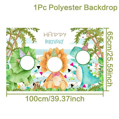 Dinozaurų undinėlės popierinis rėmelis nuotraukų rekvizitai Laimingo gimtadienio vakarėlio dekoravimas namų vaikams Kūdikių dušas Dino gimtadienio vakarėlio reikmenys