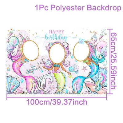 Dinozaurų undinėlės popierinis rėmelis nuotraukų rekvizitai Laimingo gimtadienio vakarėlio dekoravimas namų vaikams Kūdikių dušas Dino gimtadienio vakarėlio reikmenys