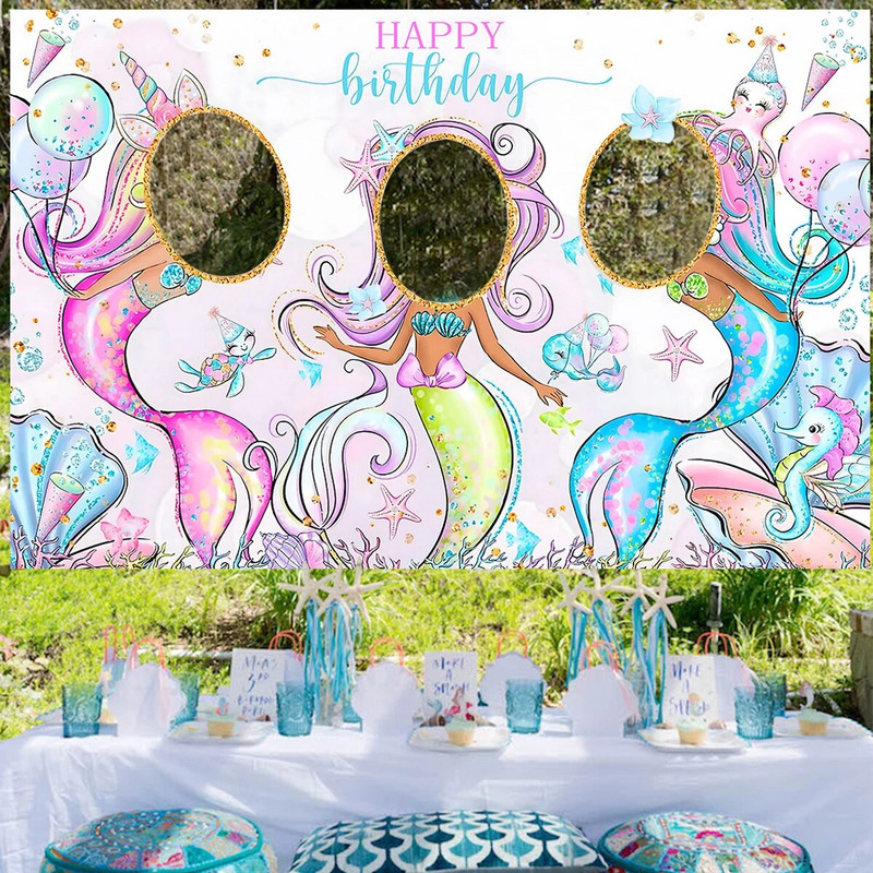 Dinozaurų undinėlės popierinis rėmelis nuotraukų rekvizitai Laimingo gimtadienio vakarėlio dekoravimas namų vaikams Kūdikių dušas Dino gimtadienio vakarėlio reikmenys