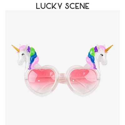 Műanyag Vicces Születésnapi Műanyag Partyszemüvegek Fotófülke kellékek Szemüvegek Nyári buli kellékek Gyerekbuli kedvencek S01058