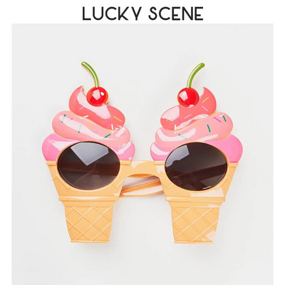 Műanyag Vicces Születésnapi Műanyag Partyszemüvegek Fotófülke kellékek Szemüvegek Nyári buli kellékek Gyerekbuli kedvencek S01058