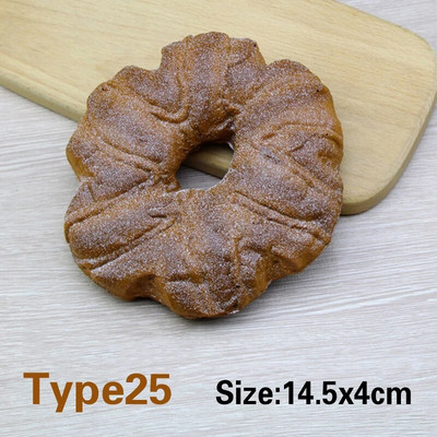 Симулиран модел на хляб, френски мек аромат, карамел, фалшив хляб, торта, хранителен магазин, витрина, витрина, декорация, подпори