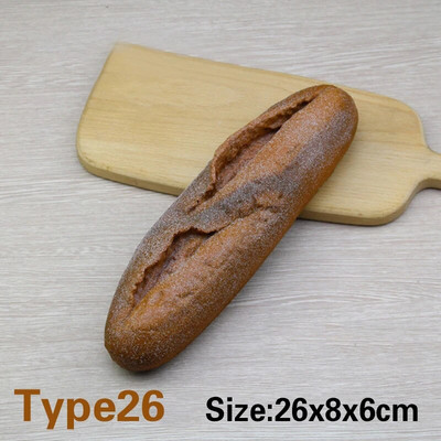 Симулиран модел на хляб, френски мек аромат, карамел, фалшив хляб, торта, хранителен магазин, витрина, витрина, декорация, подпори