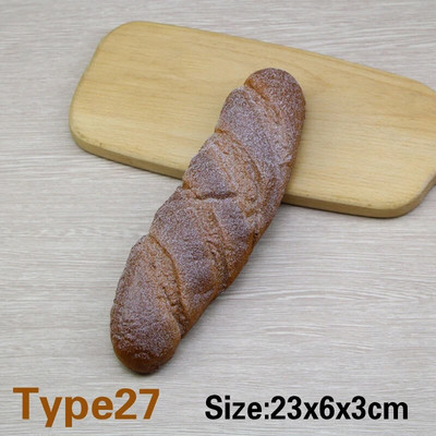 Симулиран модел на хляб, френски мек аромат, карамел, фалшив хляб, торта, хранителен магазин, витрина, витрина, декорация, подпори