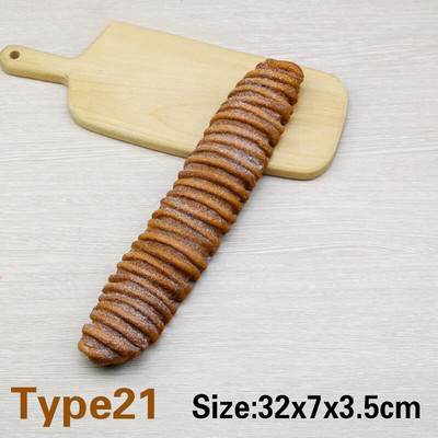 Симулиран модел на хляб, френски мек аромат, карамел, фалшив хляб, торта, хранителен магазин, витрина, витрина, декорация, подпори