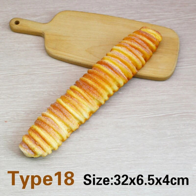 Симулиран модел на хляб, френски мек аромат, карамел, фалшив хляб, торта, хранителен магазин, витрина, витрина, декорация, подпори