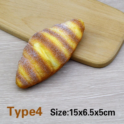 Симулиран модел на хляб, френски мек аромат, карамел, фалшив хляб, торта, хранителен магазин, витрина, витрина, декорация, подпори