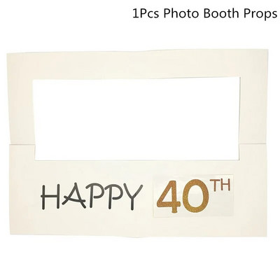 30 40 50 60 metų fotokabinos rekvizitas suaugusiems skirtas gimtadienio dekoras Moterys Vyrai 30-mečio proga Su gimtadieniu PhotoBooth rekvizitų rėmelis