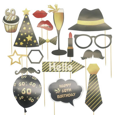 30 40 50 60 metų fotokabinos rekvizitas suaugusiems skirtas gimtadienio dekoras Moterys Vyrai 30-mečio proga Su gimtadieniu PhotoBooth rekvizitų rėmelis