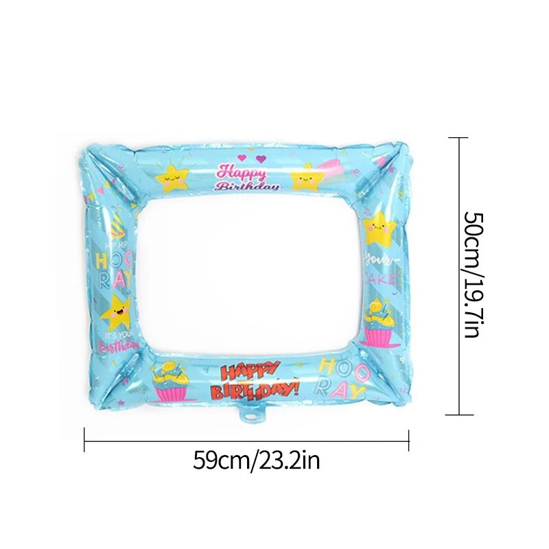 Kreativni rođendanski okvir za fotografije Dekoracija za foto snimanje rođendanske zabave Smiješni rekviziti za fotografije za rođendansku zabavu