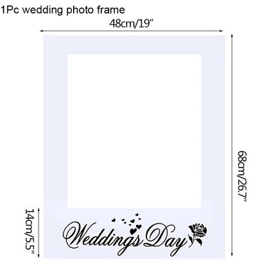 Сватбена декорация Photo Booth Props Team Bride To Be Funny Lip Paper Glasses Photo Frame Prop For Bachelorette Hen Party Supply