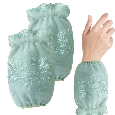 Narukavi za ruke Mrežaste dvoslojne čipkane kuhinjske navlake za rukave Vodootporne na ulje Zaštitne narukave za višekratnu upotrebu