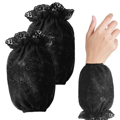 Narukavi za ruke Mrežaste dvoslojne čipkane kuhinjske navlake za rukave Vodootporne na ulje Zaštitne narukave za višekratnu upotrebu