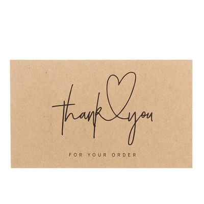 30kom. Oznake za čestitke. Hvala vam na narudžbi. Trgovina karticama od kraft papira. Poklon. Ukras. Čestitke. Pozivnice za vjenčanje za male tvrtke.