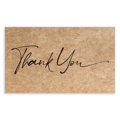 30kom. Oznake za čestitke. Hvala vam na narudžbi. Trgovina karticama od kraft papira. Poklon. Ukras. Čestitke. Pozivnice za vjenčanje za male tvrtke.