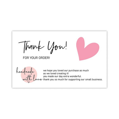 30kom. Oznake za čestitke. Hvala vam na narudžbi. Trgovina karticama od kraft papira. Poklon. Ukras. Čestitke. Pozivnice za vjenčanje za male tvrtke.