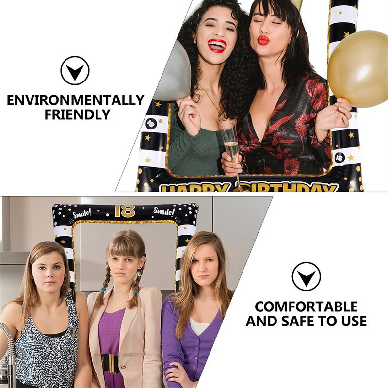 Dísz képkeret Felfújható fülke születésnapi dekorációs kellékek 18. kép kellékkeretek