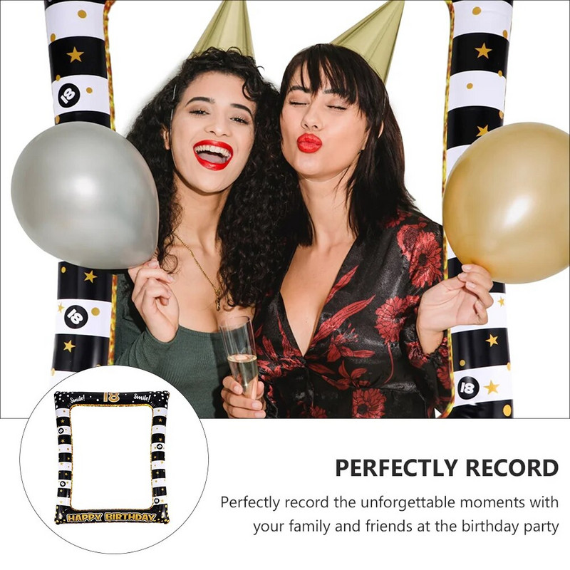 Dísz képkeret Felfújható fülke születésnapi dekorációs kellékek 18. kép kellékkeretek