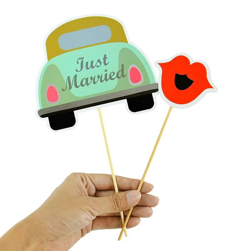 Kāzu ballītes rokas foto kabīnes rekvizīti kundzes kundzes līgavas un līgavaiņa maska Photobooth Vecmeitu ballītes līgavas dušas dekorācijas