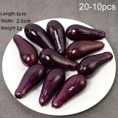 10 komada simulacije mini voća Umjetno lažno voće Dekoracija doma Izlog za izlaganje Zanati Rekviziti za fotografije hrane Kuhinja Dječja igračka