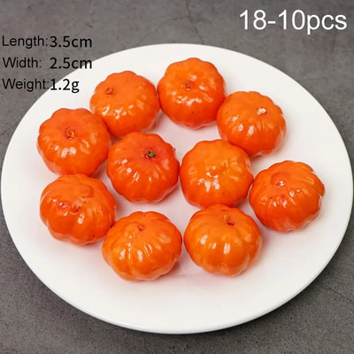 10 komada simulacije mini voća Umjetno lažno voće Dekoracija doma Izlog za izlaganje Zanati Rekviziti za fotografije hrane Kuhinja Dječja igračka