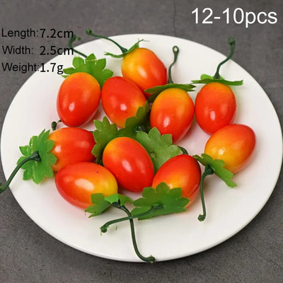 10 komada simulacije mini voća Umjetno lažno voće Dekoracija doma Izlog za izlaganje Zanati Rekviziti za fotografije hrane Kuhinja Dječja igračka