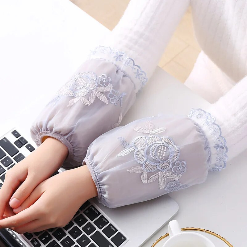 Kreatív kétrétegű hímző ujjú női irodai rövid ujjú diákruhák lerakódásgátló többfunkciós ujjatlan LC495