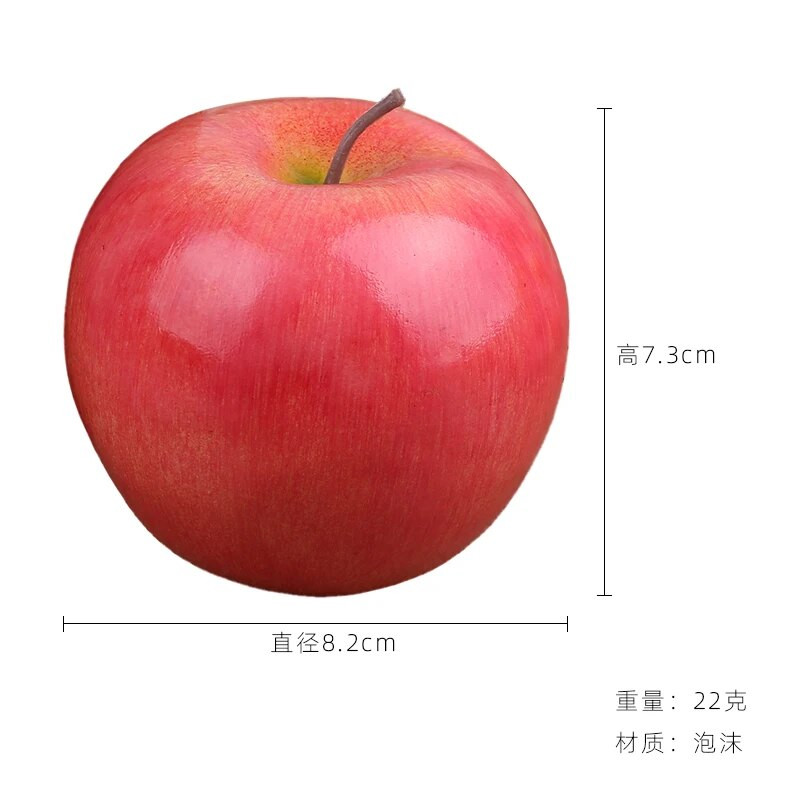 Rožinė Raudona Žalia Geltona Dirbtinis obuolys Namų miegamojo Svetainės dekoravimas Netikri vaisiai Šventiniams Vakarėliams Dirbtiniai vaisiai