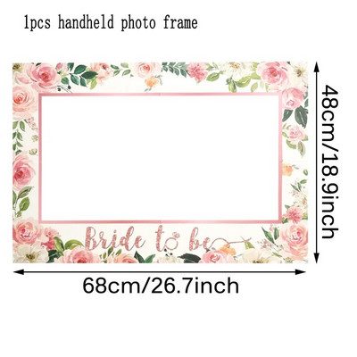 1 Σετ Team Bride Paper Party Photo σκηνικά Bride To Be Wedding Party Bride Shower Hen Party Photo Decoration