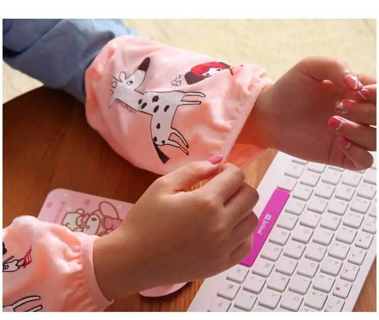 1 par kućanskih kuhinjskih alata slatki Baymax flanelette navlake kratke navlake za kućno čišćenje ND 012