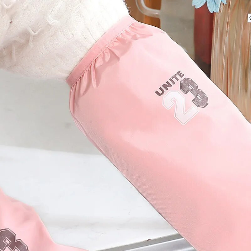 Vandeniui atsparios rankovės PVC ilgos dalies namų darbų valymas nuo nešvarumų, rankovių, rankogalių apsauga, virtuvės prijuostės priedai