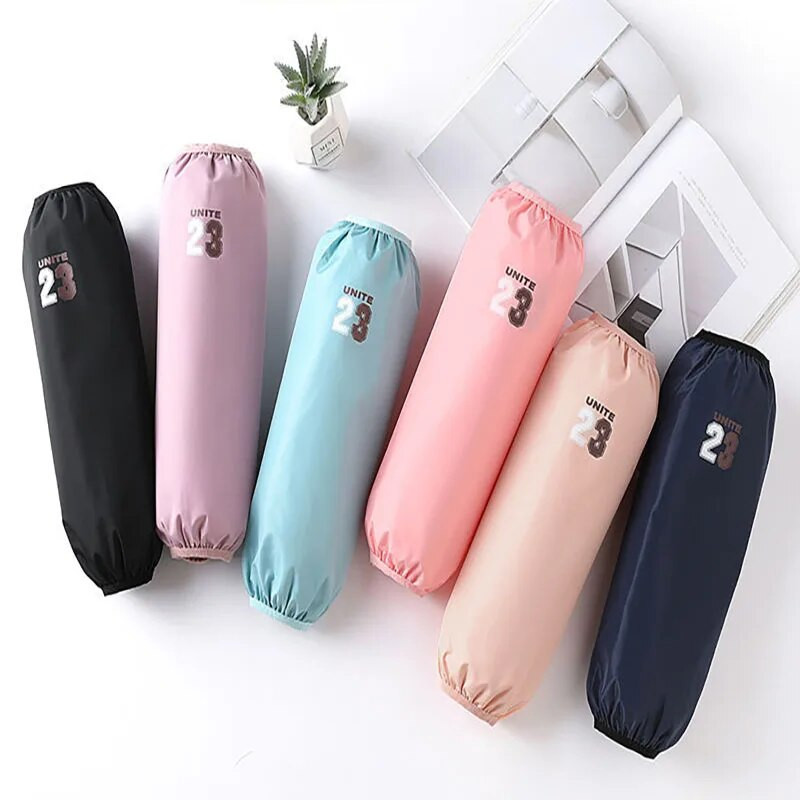 Vandeniui atsparios rankovės PVC ilgos dalies namų darbų valymas nuo nešvarumų, rankovių, rankogalių apsauga, virtuvės prijuostės priedai