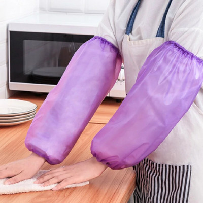 Vízálló és olajálló kar ujjak gumiszalagok háztartási tisztítószerek hosszú ujjú háztartási munkavédő konyhai eszköz