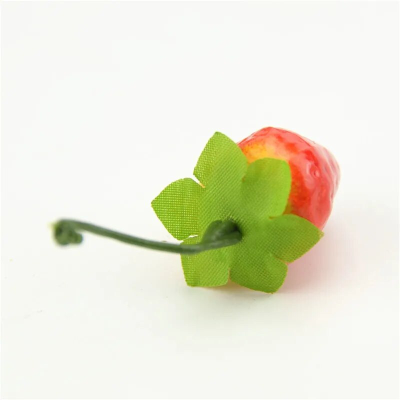 10 vnt/stal. 3 cm mini dirbtinių vaisių putos braškių netikras imitacija vaisius, gyvas namas vestuvių vakarėlio sodas dekoravimui