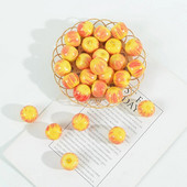 20/60 бр. Малки плодове Изкуствено пластмасово цвете Модел на тичинка на ябълка Перлена сватбена симулация Стъклен нар Декорация