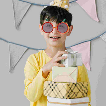 4 бр. Летен декор Очила с оранжева форма Възрастни Деца Декорации за парти Декоративни хавайски сувенири за деца Новост