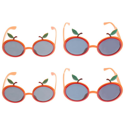 4 бр. Летен декор Очила с оранжева форма Възрастни Деца Декорации за парти Декоративни хавайски сувенири за деца Новост