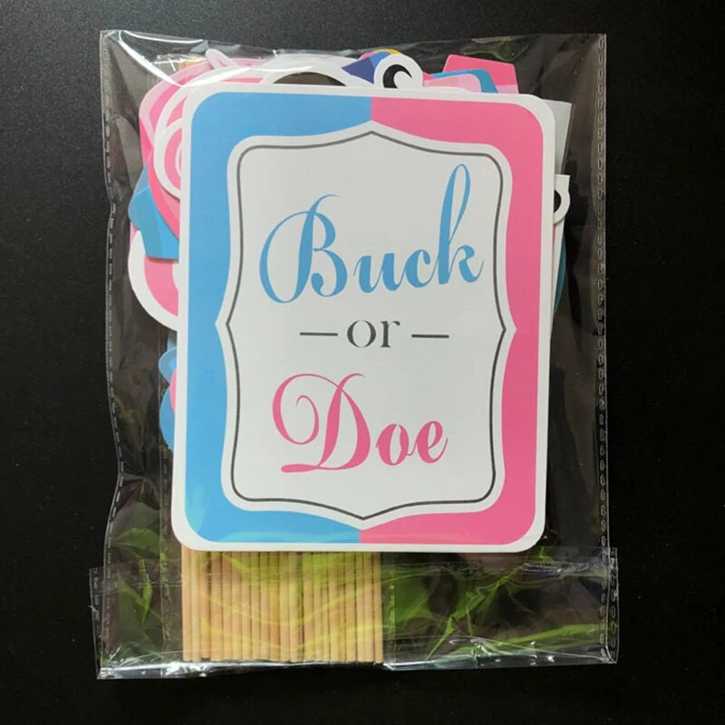 Kūdikių nuotraukų būdelės rekvizitai Lytis Atskleidžiantys vakarėlio berniuko ar mergaitės nuotraukų būdelės rekvizitus berniuko ar mergaitės dušo gimtadienio reikmenų dekorai