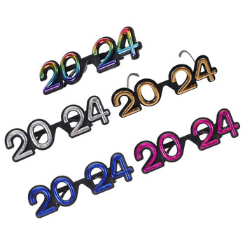5 бр. Очила Новогодишно парти Реквизит за снимки Консумативи за моделиране 2024 г. Очила Слънчеви очила