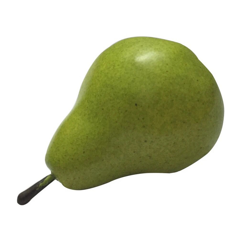 1/6 DB hamis megjelenített étel Élethű mesterséges zöld gyümölcs körte konyha Reális lakberendezés Szupermarket étterem kellékek