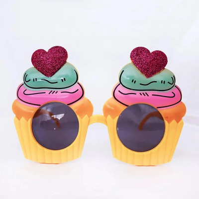 Sunčane naočale za havajske zabave, smiješne havajske naočale za tropsku otmjenu haljinu za zabavnu ljetnu zabavu, rekviziti za foto kabinu